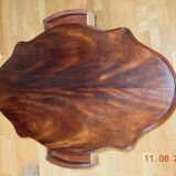 Napoleon 3 style violin table with chamfered top