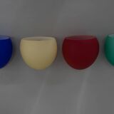 Set of Four Leucos Golf P 1 Wall Lights by Toso & Massari