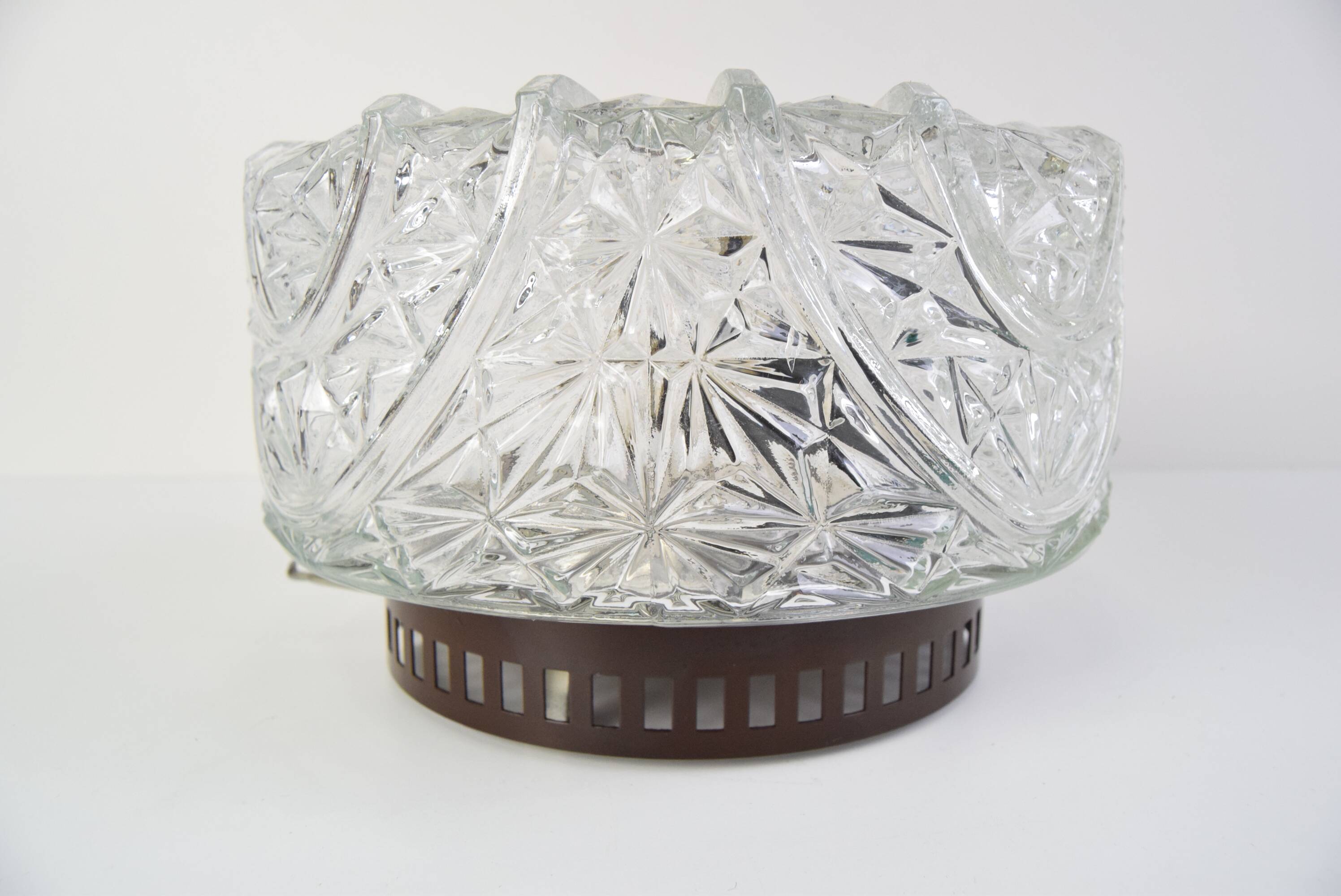 Mid-century round ceiling light, 1980s.