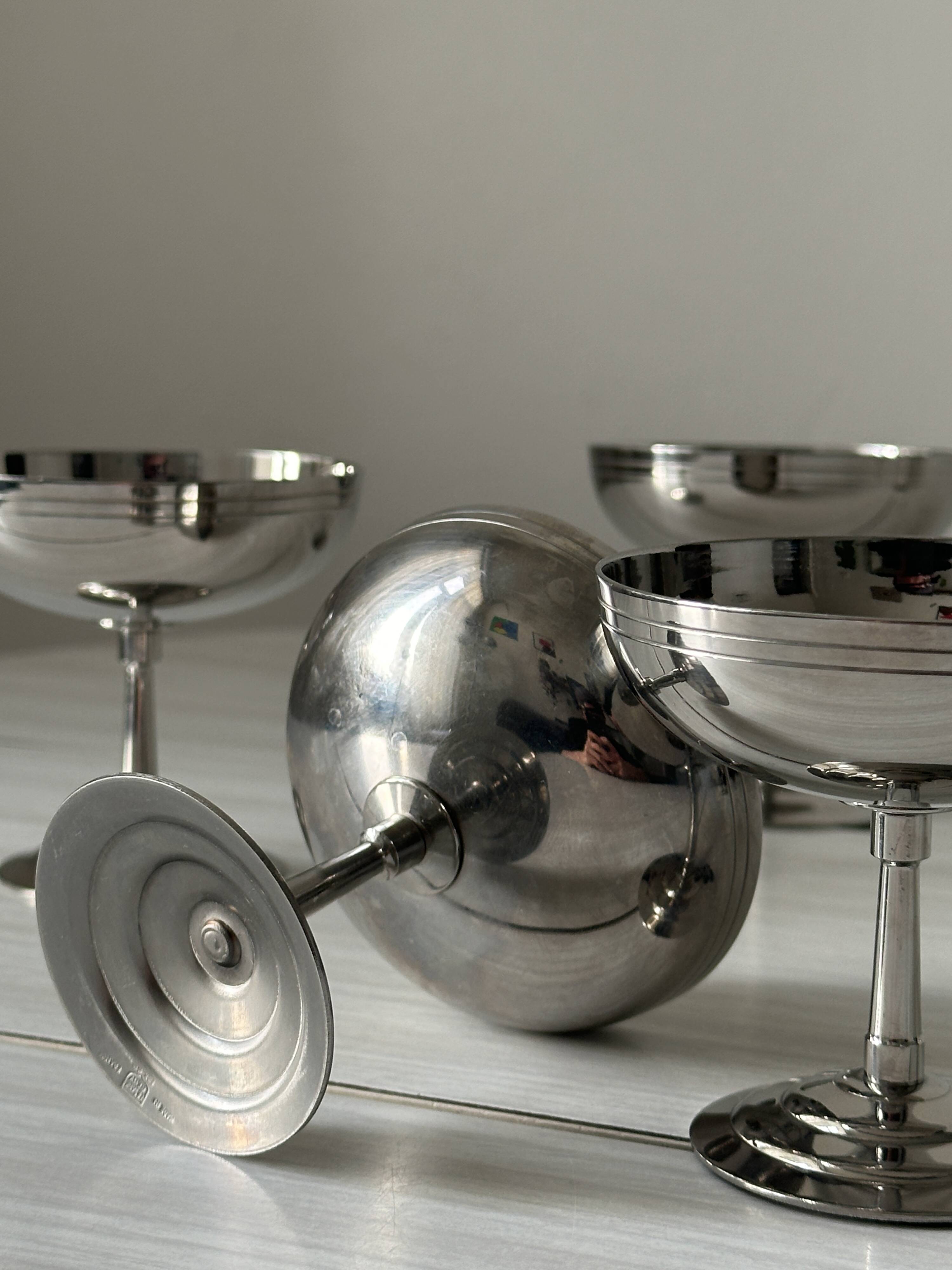 Etang Remy stainless steel bowls - Dessert service