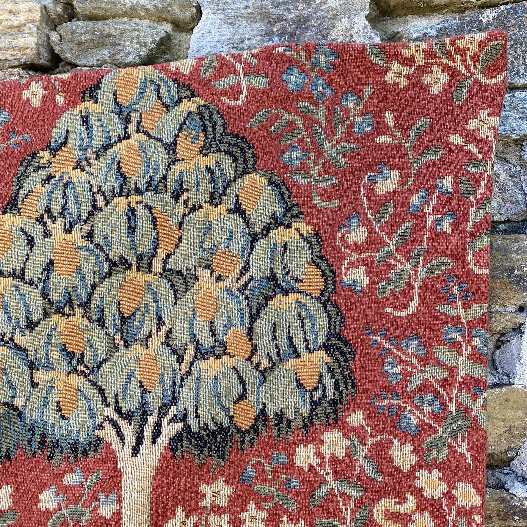 Grande tapisserie jacquard "La Dame à la Licorne" 130X180 cm
