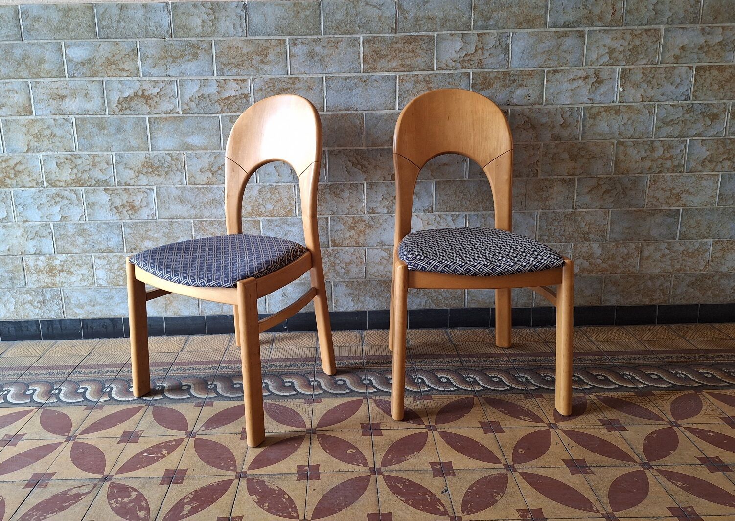 Pair of Danish Morten dining chairs designed by Niels Koefoed