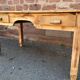 Table de ferme vintage bois naturel 1920