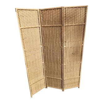 Wooden screen décor style vintage sea grass