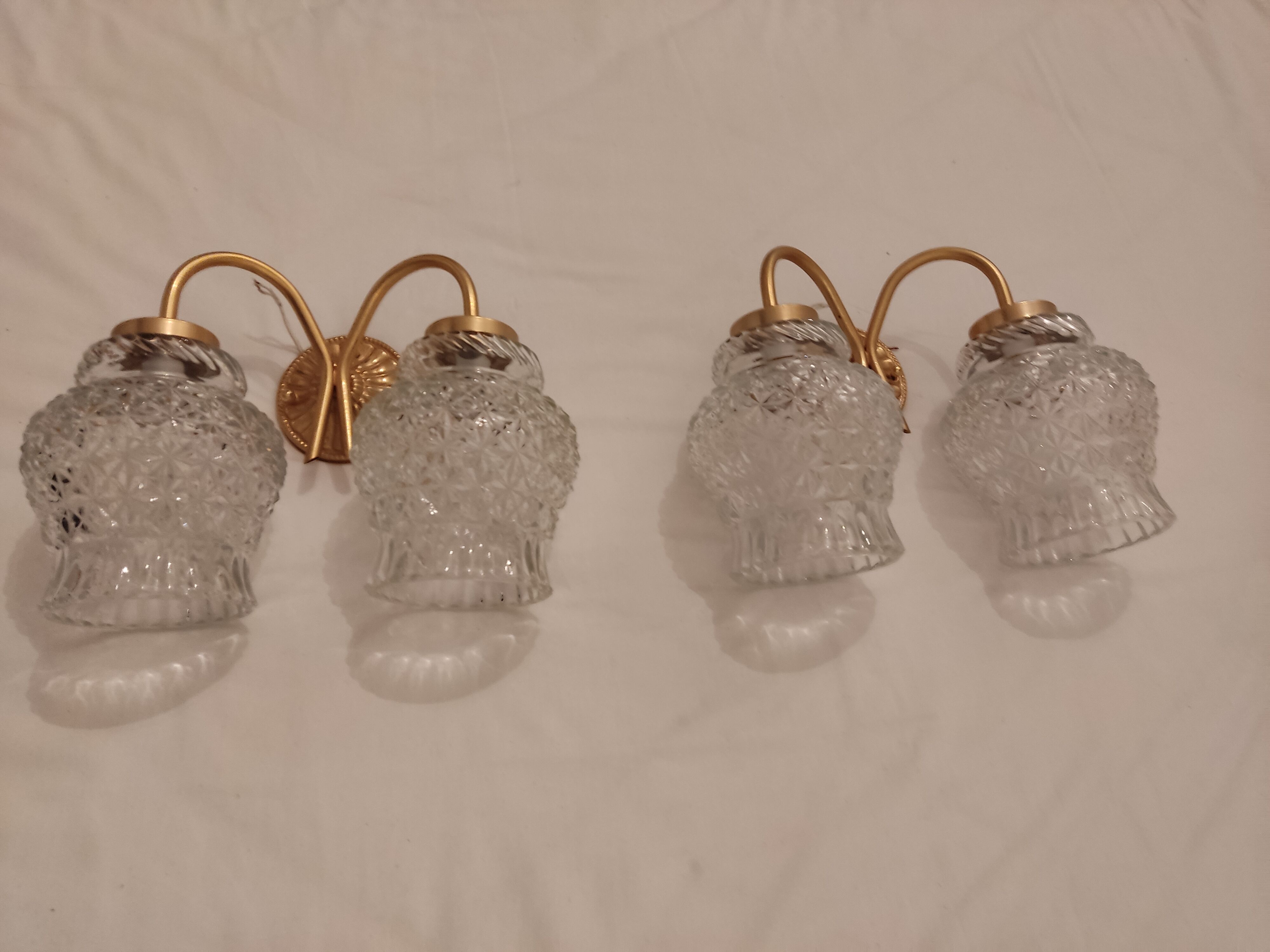 Pair wall lamp Hollywood Regency