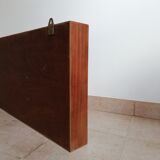 Armoire double en bois, murale