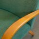 Pair of green armchairs by Jaroslav Smidek for TON