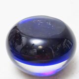 Glass paperweight ball 70s