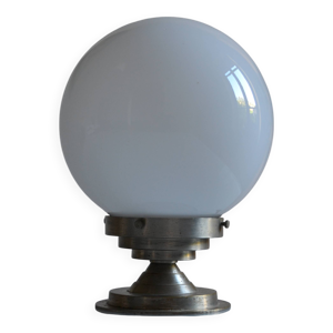 lampe de table art déco - verre globe
