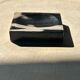 Symmetrical multicolored petrified wood soap dish