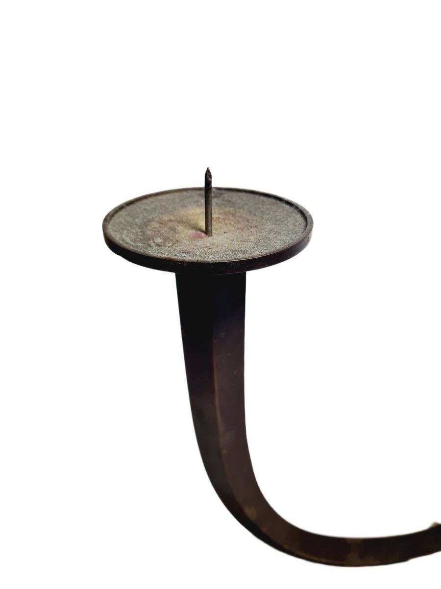 Art Deco style 2-armed candleholder, Germany, 1950s