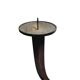 Art Deco style 2-armed candleholder, Germany, 1950s