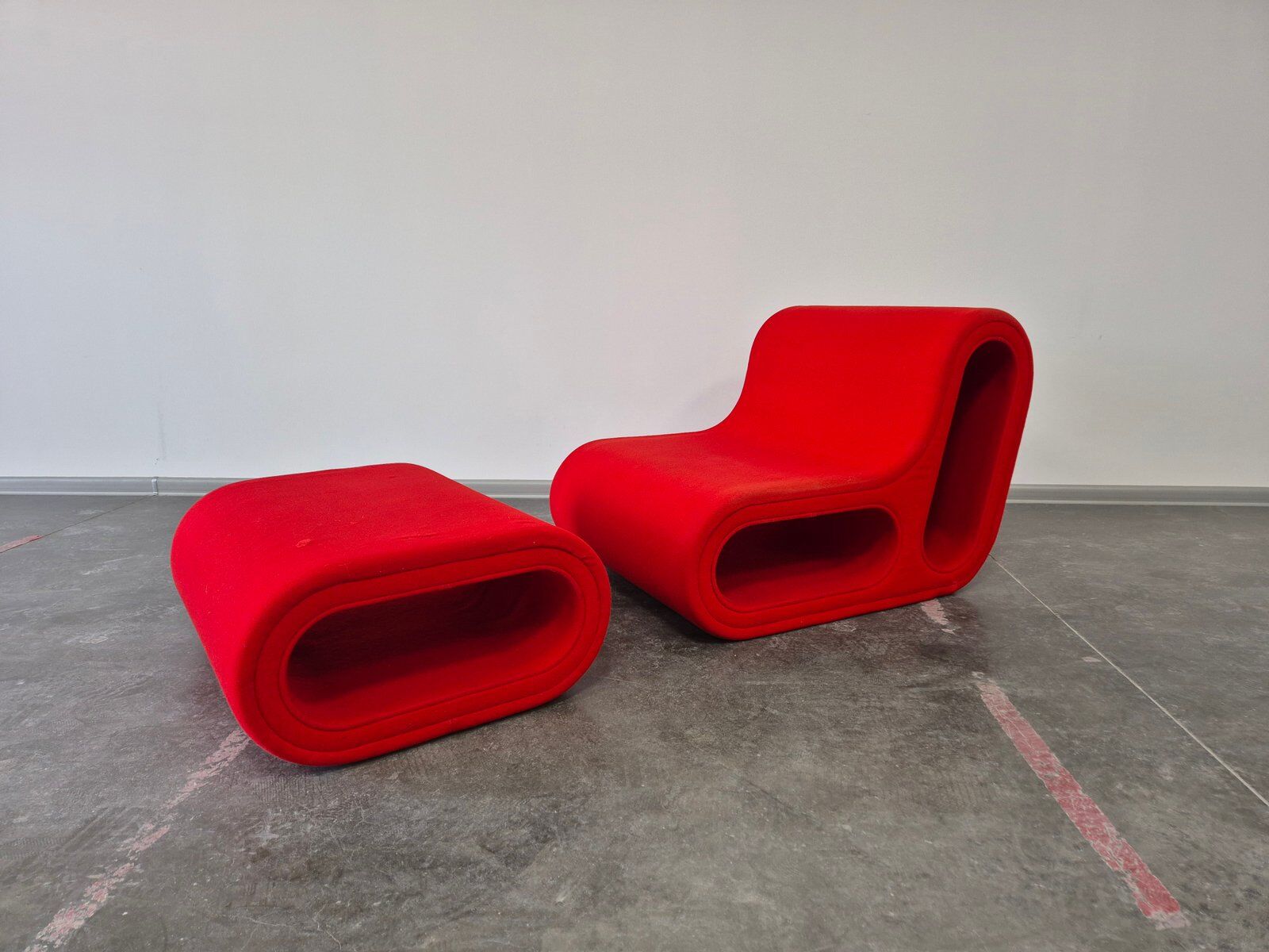 Set of Other One lounge chair with ottoman by Leif Jörgensen for Hay, 2004