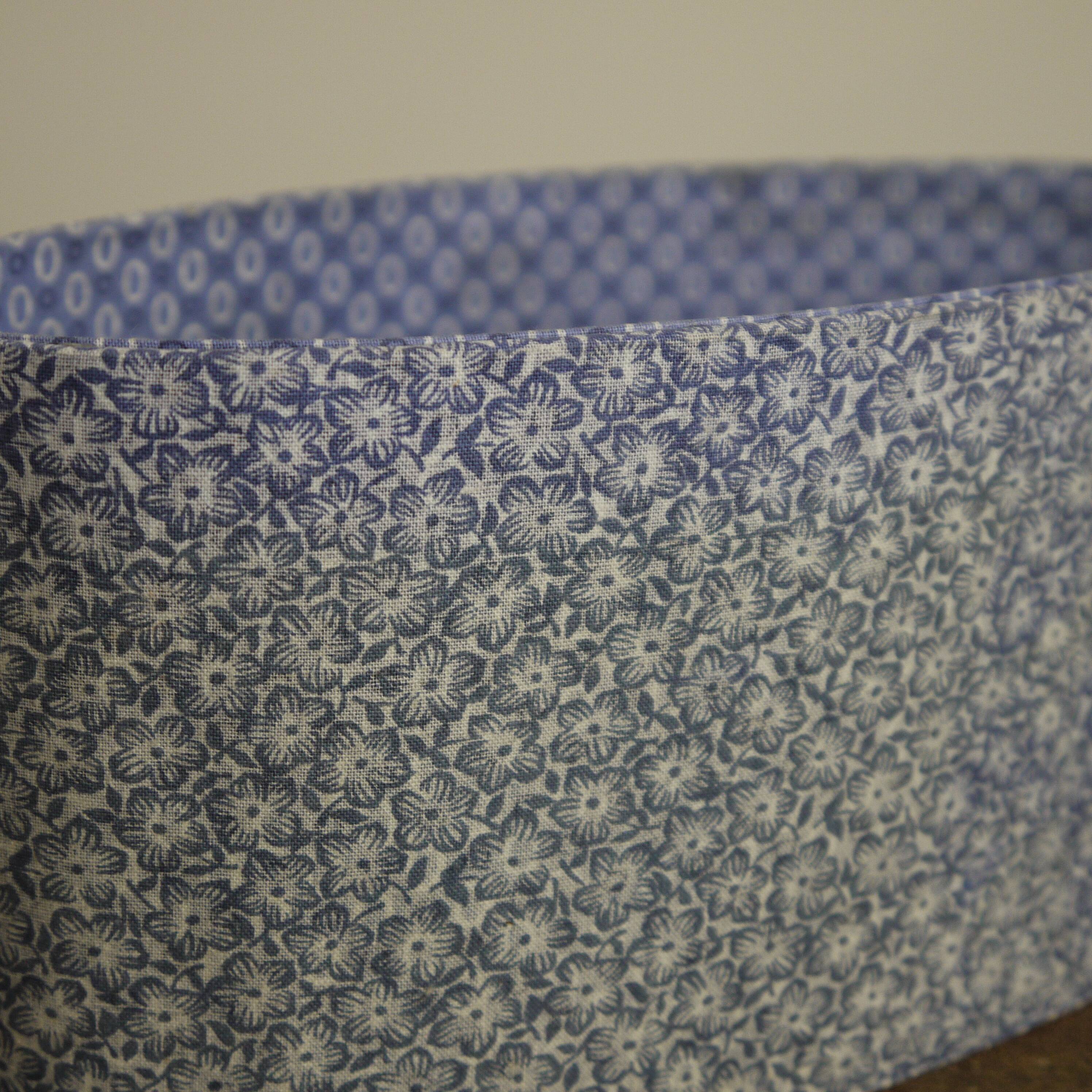 Blue cloth box