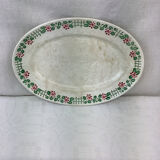 Plat ancien made in france digoin Sarreguemines