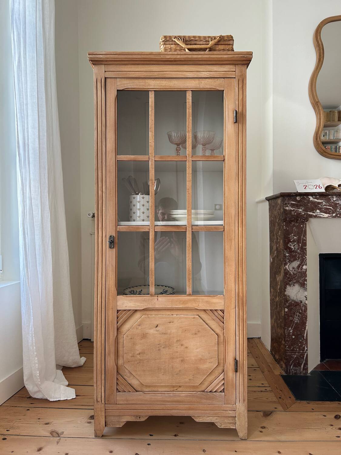 Art Deco Glass Cabinet (renovated)