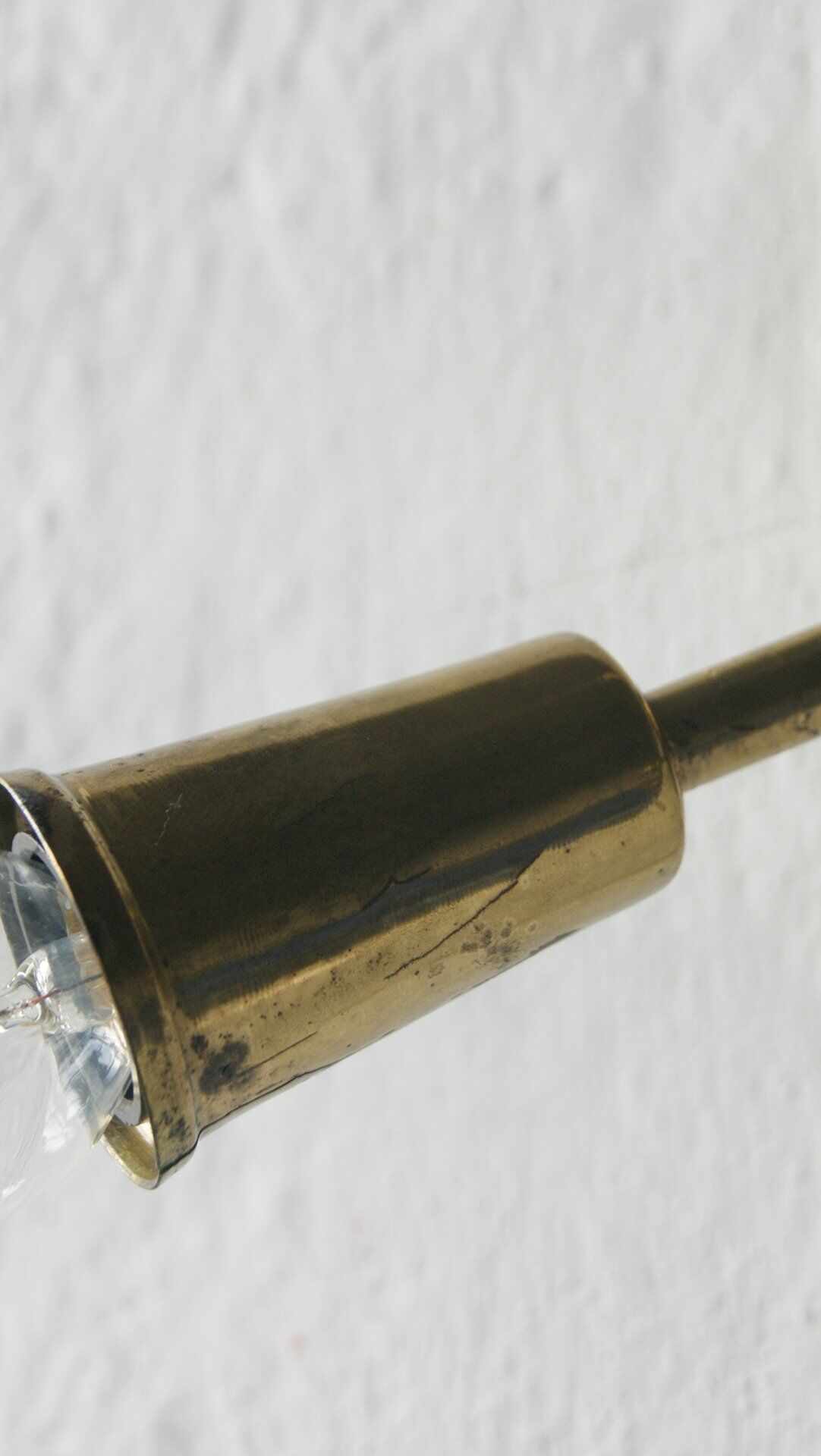 Lampe Spoutnik en laiton italien