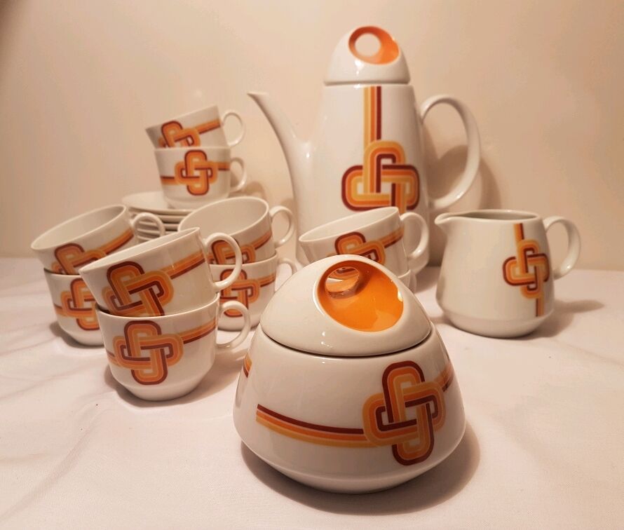 Service to coffee vintage 70 s Bareuther