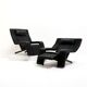 Set of Postmodern Reclining Loungechairs by G.P. Vitelli & T. Ammannati for Brunati Italy