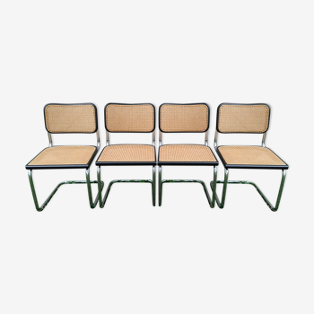 Suite de 4 chaises Marcel Breuer modèle B32