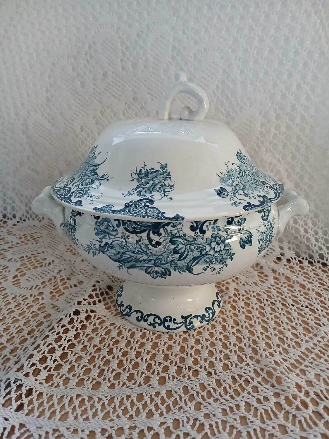 Antique Ironstone Soup Tureen