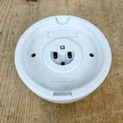 Vintage White Porcelain Ceiling Light, 1970s