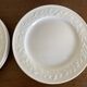 set of 8 Bernardaud Louvre neo-classical plates with laurel wreath design