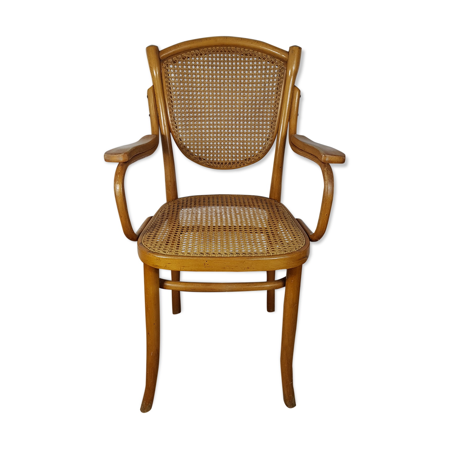 Wheelchair with canning, Thonet brand