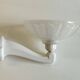 Art Deco wall light in porcelain and glass paste - 1930s/40s