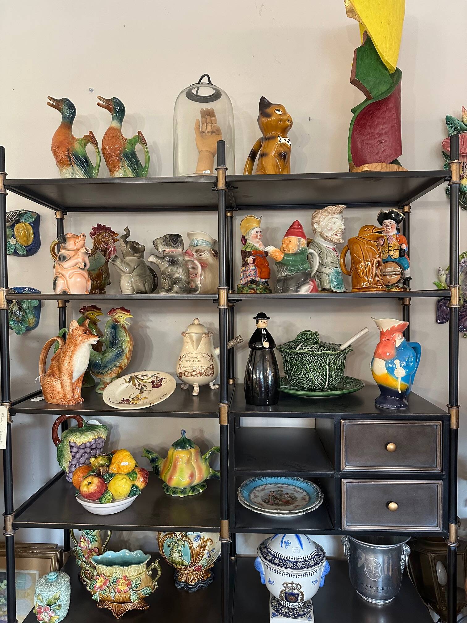 Ceramic fruit basket