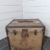 Malle de voyage en bois