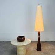 Scandinavian diabolo floor lamp in teak by Parker Knoll, 1960s