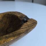 Solid olive wood empty pocket 1960