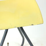Yellow Tram Chair By Miroslav Navratil For Vertex, 1960s