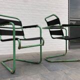 Set de 2 chaises de jardin par Hoste Huub, 1930s
