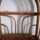 Vintage rattan wall shelf