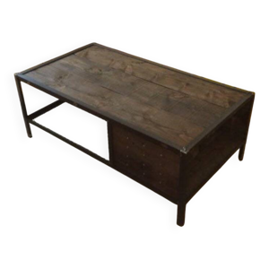 Table basse style industriel