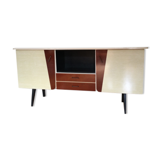 Vintage wood and formica sideboard