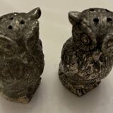 Silver metal salt pots
