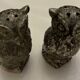 Silver metal salt pots