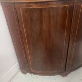 Half-moon corner cabinet in Louis XVI style, 19th century