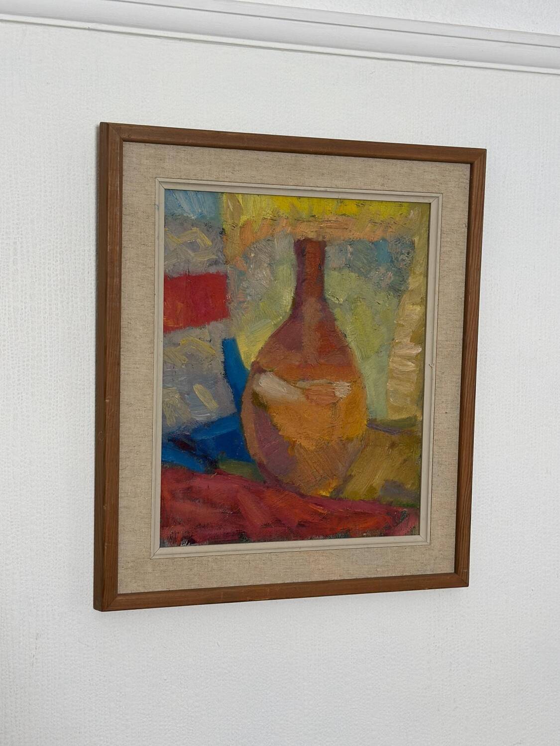 Swedish Oil on Canvas – “Vase”  by Britta Ringvall