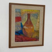 Swedish Oil on Canvas – “Vase”  by Britta Ringvall