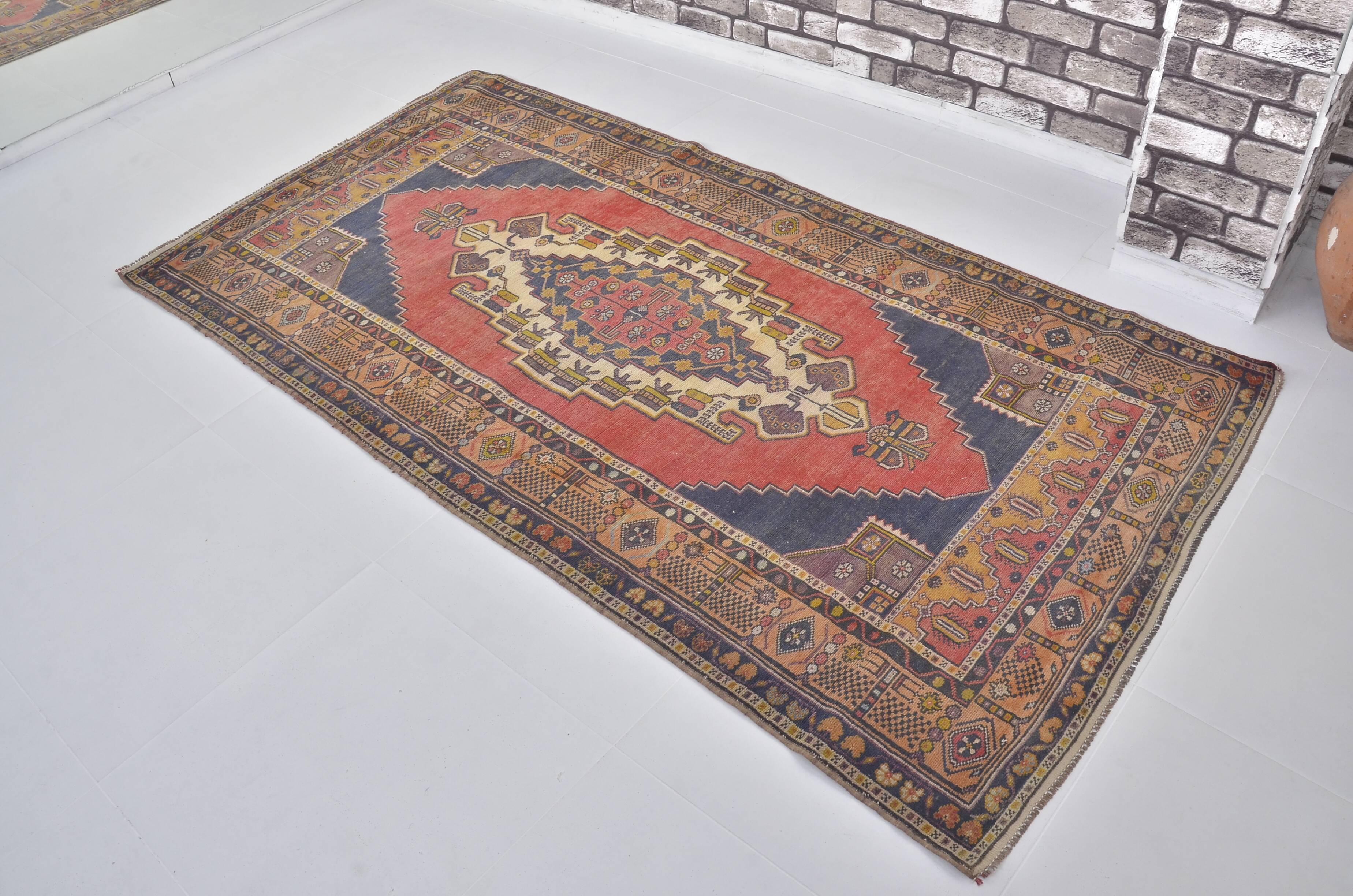 Turkish Vintage Oushak Rug sku a7