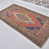 Turkish Vintage Oushak Rug sku a7