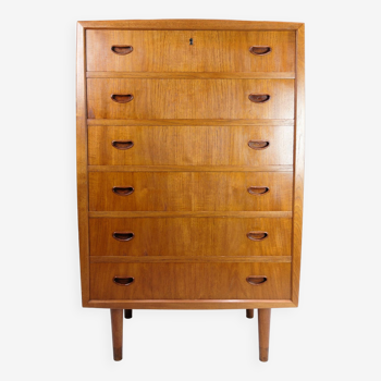 Chest of drawers Made In Teak wood, Danish Design From 1960s
