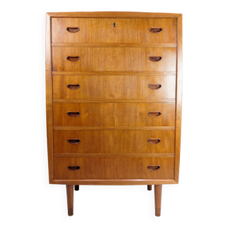 Chest of drawers Made In Teak wood, Danish Design From 1960s