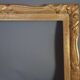 Old frame louis XV style gilded stucco wood 62.5x55 foliage 50.9x43.5 cm SB