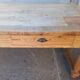 Grande table de communauté en chêne et sapin