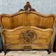 Louis XV Rocaille center bed in walnut circa 1880